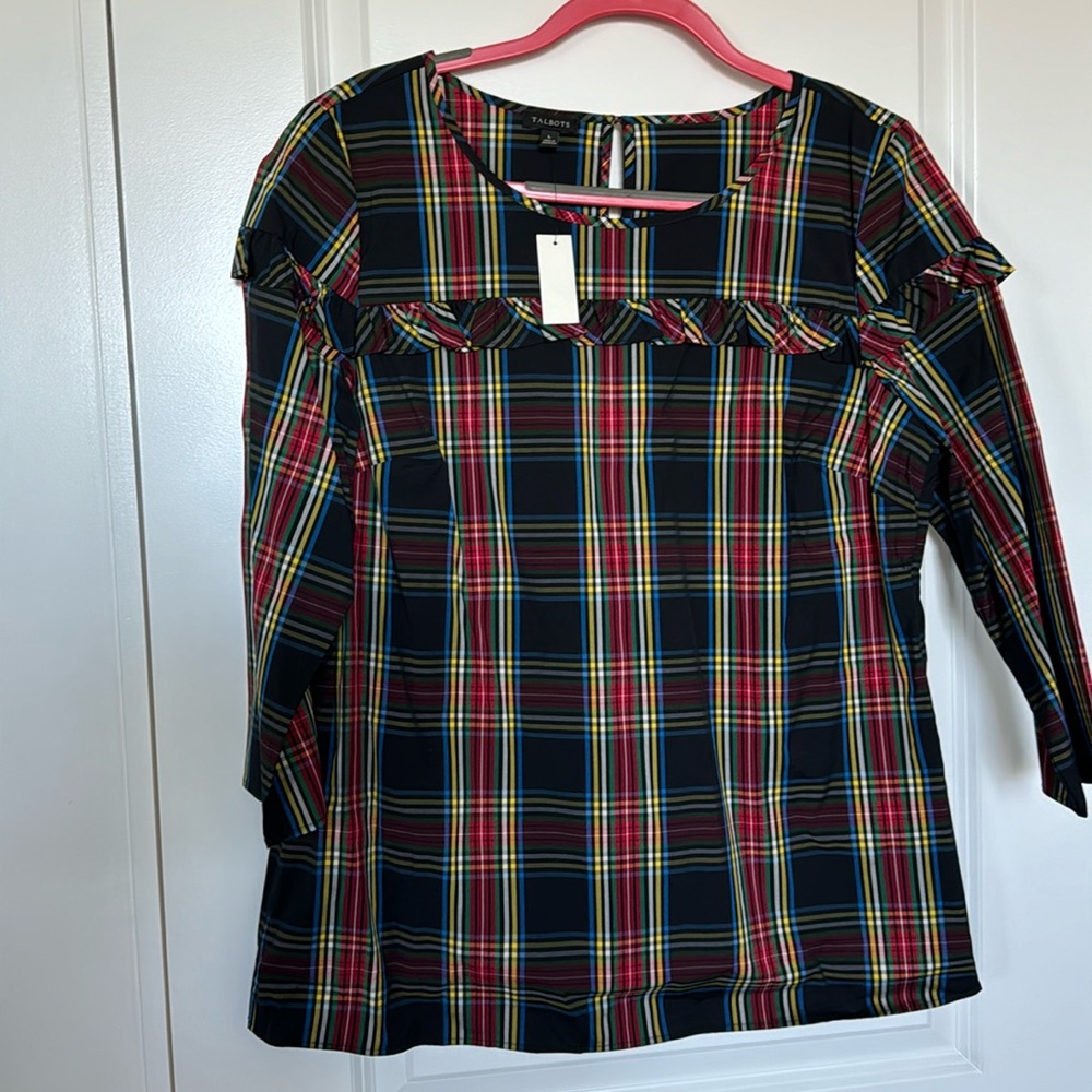 NWT- Talbots 3/4 Sleeve Top
